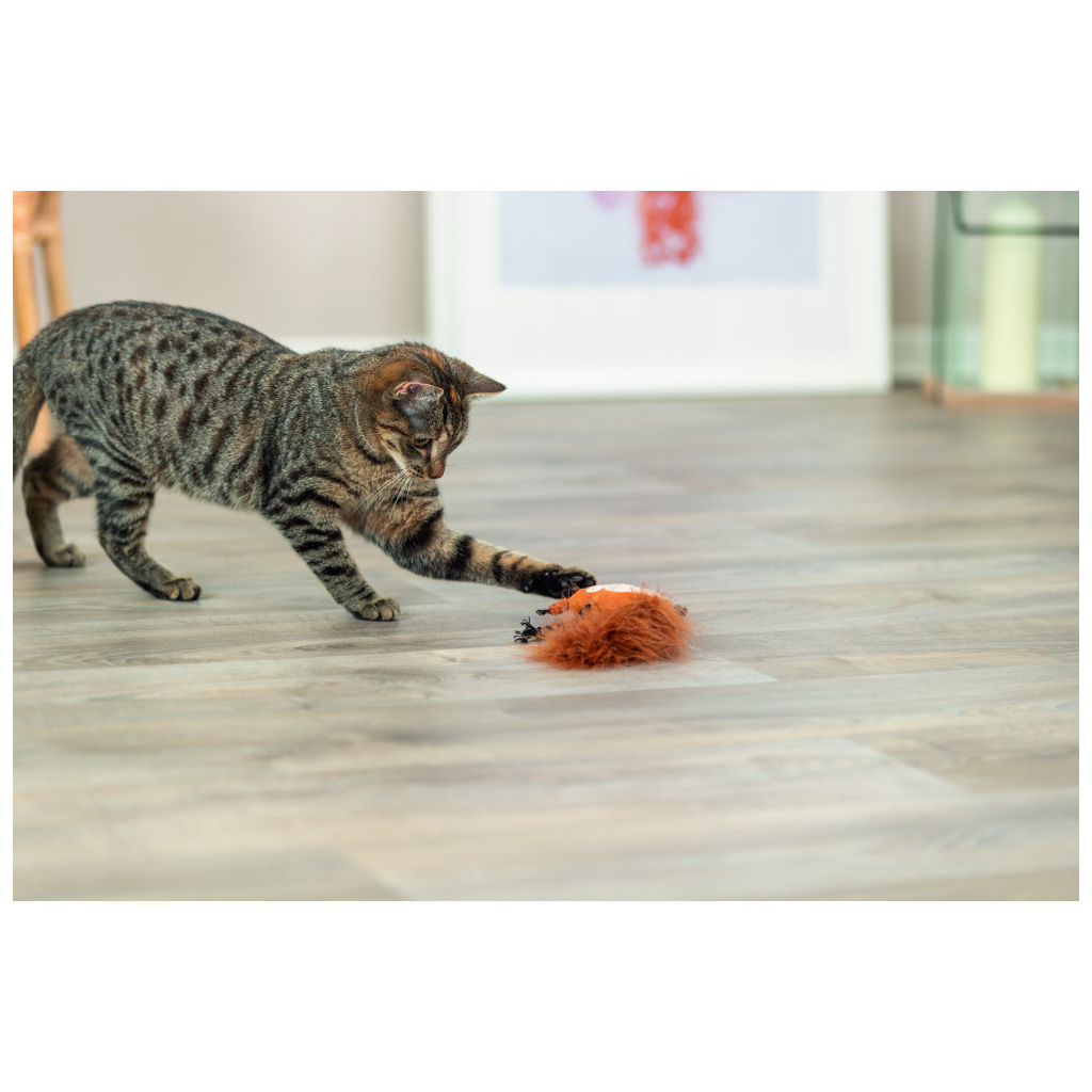 Іграшка для котів Trixie Білка з пір'ям і котячою м'ятою 24 см (4011905456812) - зображення 3