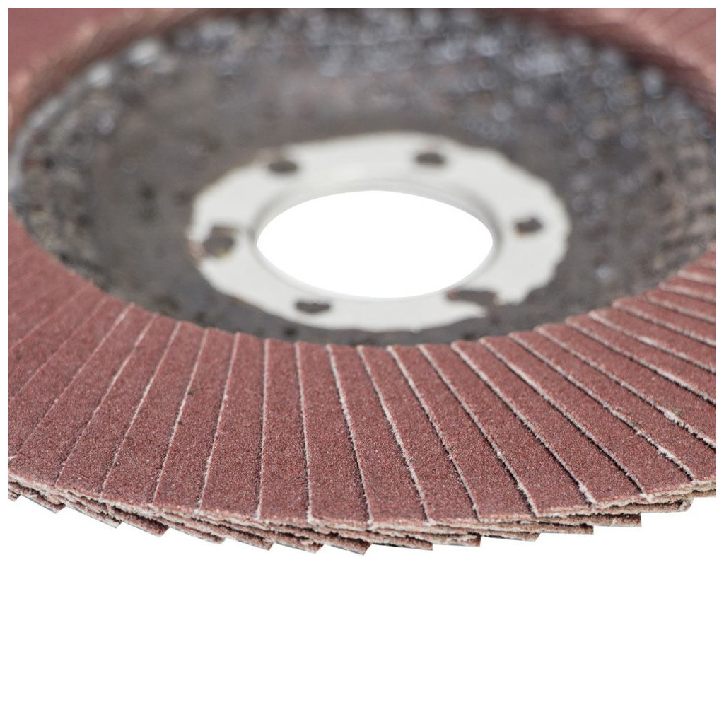 Круг зачистний Sigma пелюстковий торцевий Т27 (прямий) 125мм P180 (9172161) - зображення 4