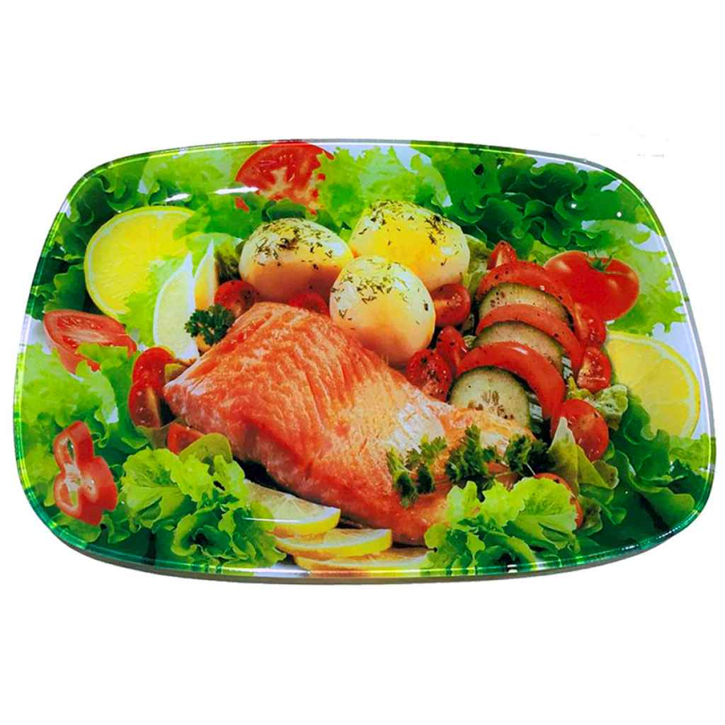 Блюдо Interos 34,5 х 23,5 см Риба 81949 (ИТ-S445014/Т315) - зображення 1