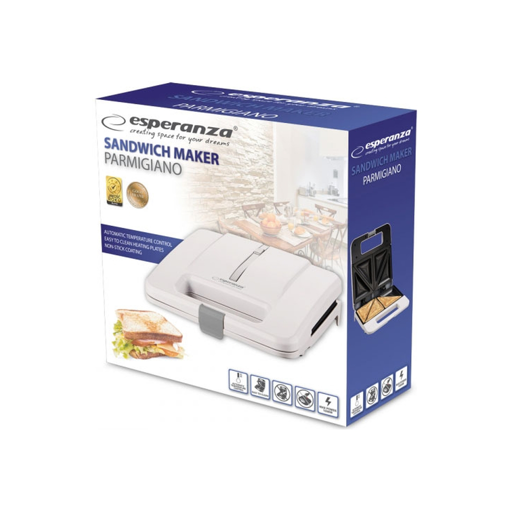 Сендвічниця Esperanza EKT010W - зображення 3