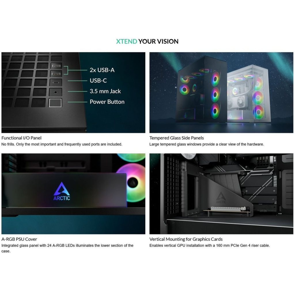 Корпус для ПК Arctic XTENDERVG W (ACPCC00017A) - зображення 11