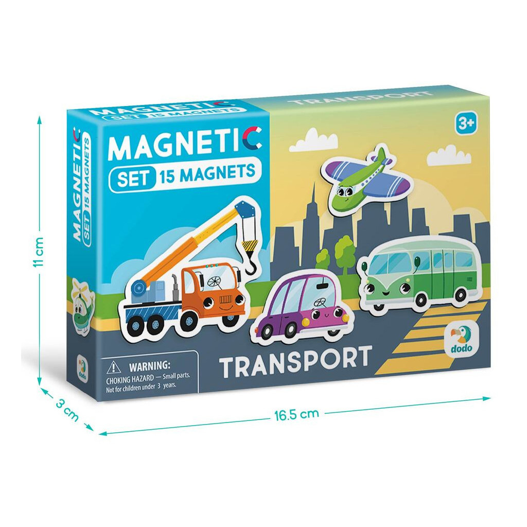 Пазл DoDo Набір магнітів Транспорт (200260) - зображення 5