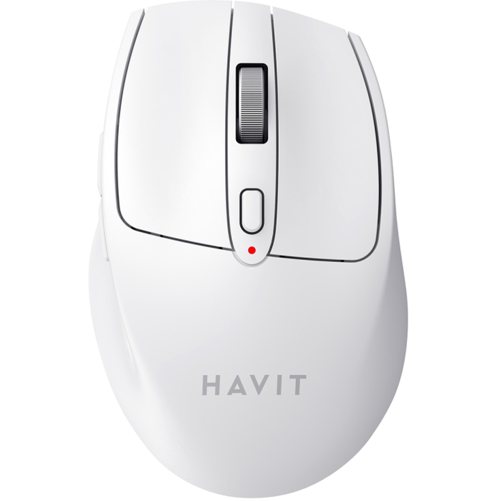 Мишка Havit HV-MS61WB Wireless/Bluetooth White (6939119041861) - зображення 1