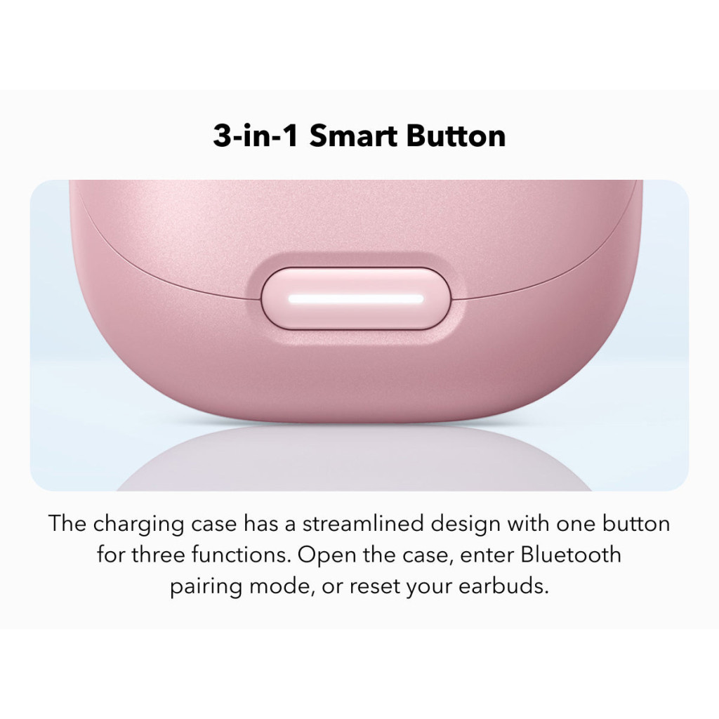 Навушники Anker SoundСore Liberty 4 NC Pastel Pink (A3947G51) - зображення 11