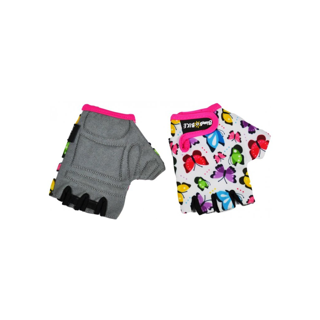 Велорукавиці Bimbo Bike KIDS M Butterfly (90961/2-IS) - зображення 1