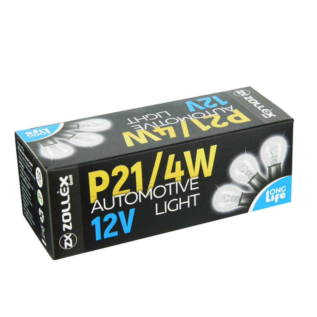 Автолампа Zollex P21/4W 12V - зображення 2