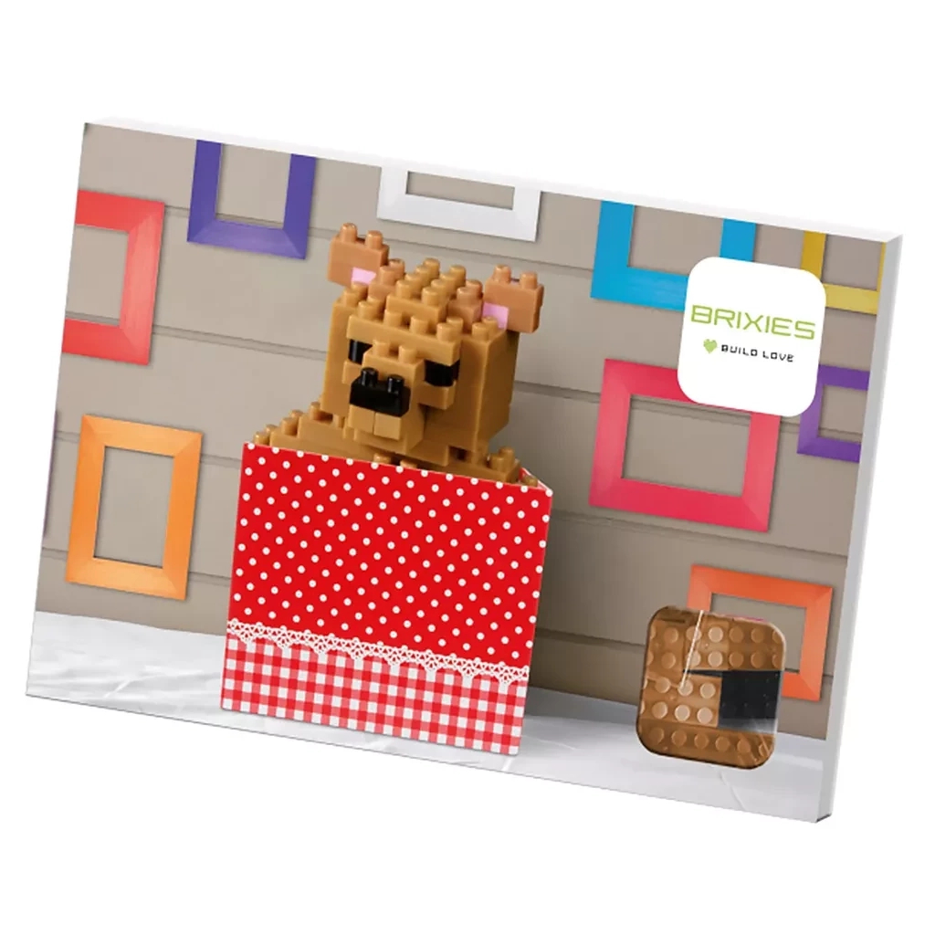 Конструктор BRIXIES Листівка Ведмедик Тедді (220.024) - зображення 1