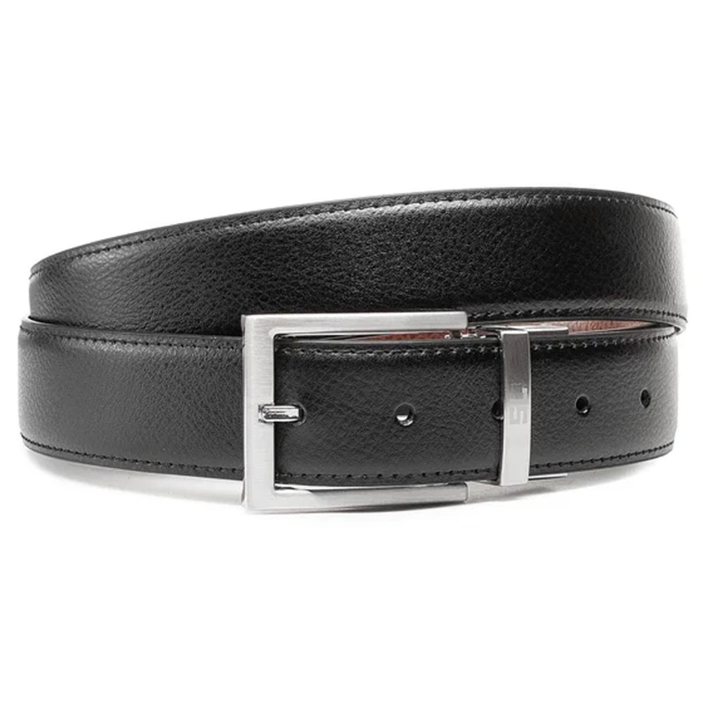 Ремінь Semi Line Чоловічий Шкіряний Black/Brown (DAS303124) - зображення 1