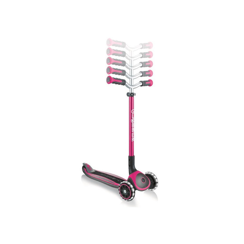 Самокат Globber Master Lights Led рожевий (662-110) - зображення 2