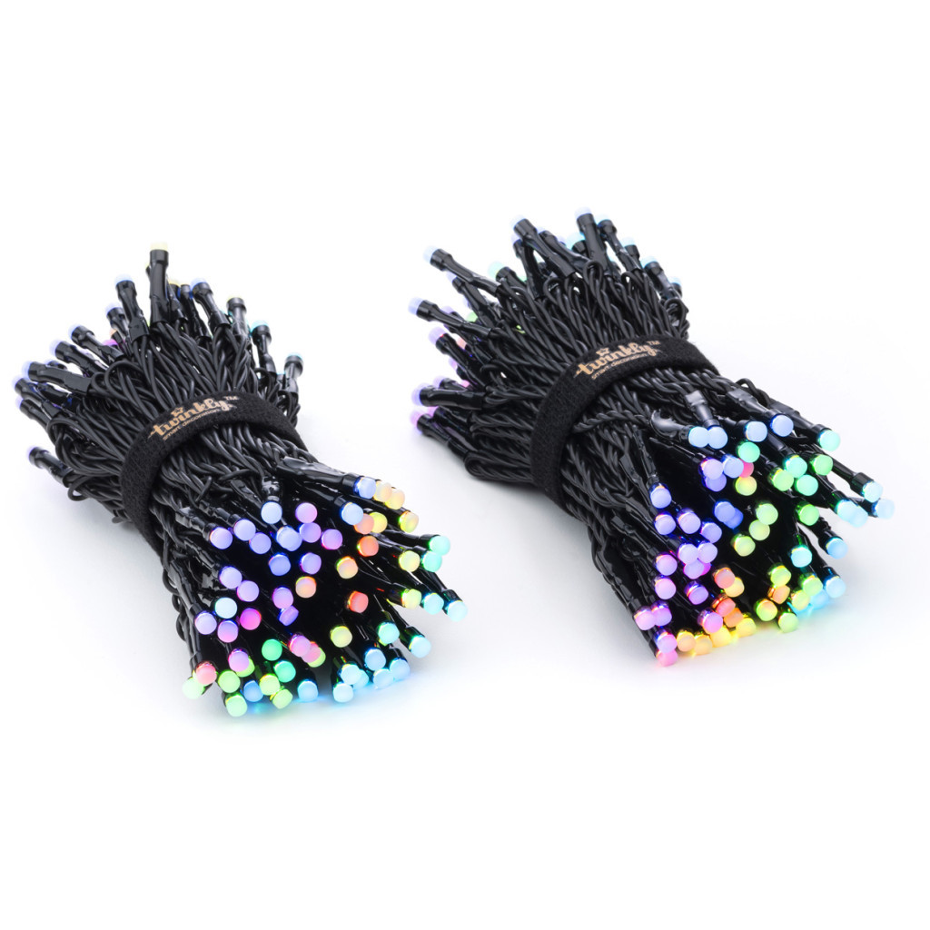 Гірлянда Twinkly Smart LED Strings RGB 250, BT+WiFi, Gen II, IP44 кабель чор (TWS250STP-BEU) - зображення 2