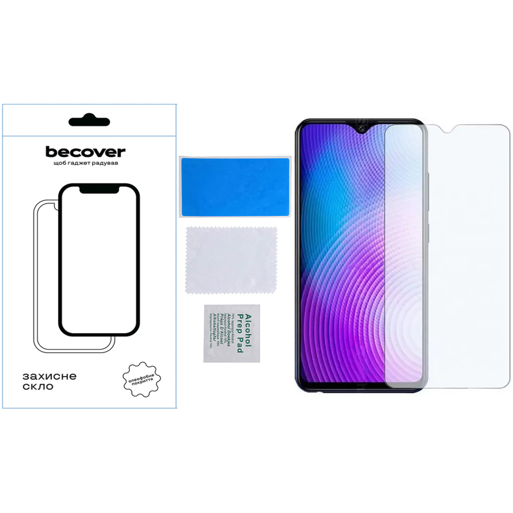 Скло захисне BeCover Tecno Spark 10C (KI5k) 3D Crystal Clear Glass (709748) - зображення 3