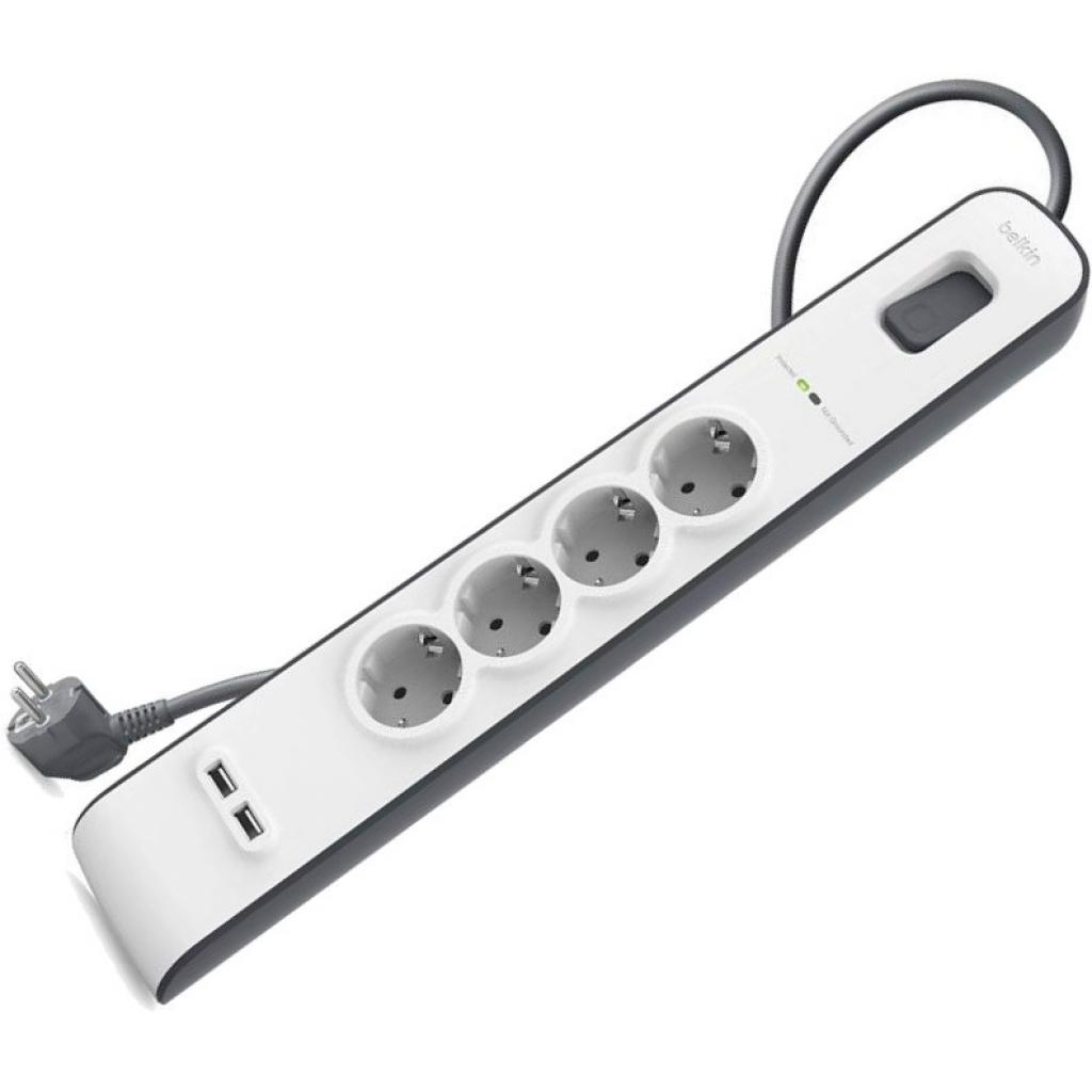 Мережевий фільтр живлення Belkin BSV401vf2M - зображення 3