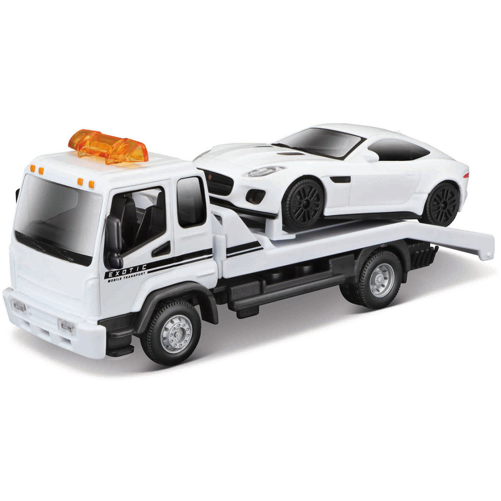 Спецтехніка Bburago Евакуатор з автомоделлю Jaguar F-Type R Dynamic V6 (18-31419) - зображення 2