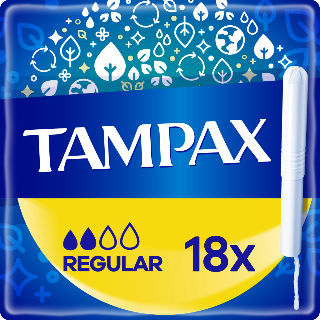 Тампони Tampax Regular з аплікатором 18 шт. (8006540858509) - изображение 1
