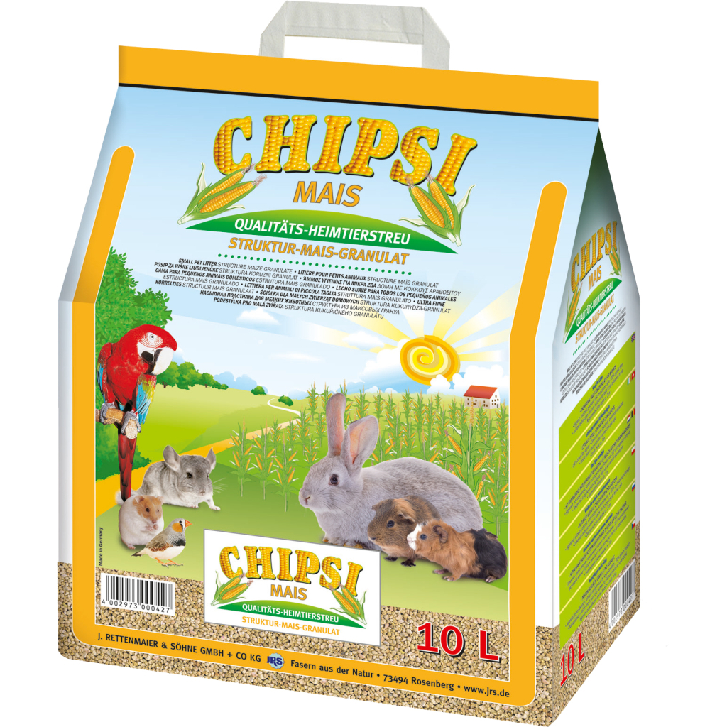 Наповнювач для гризунів Chipsi Mais Кукурудзяний вбирний 10 л (4002973000427) - зображення 1