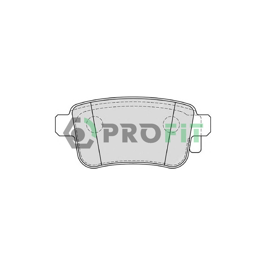 Гальмівні колодки Profit 5000-4186 - зображення 1
