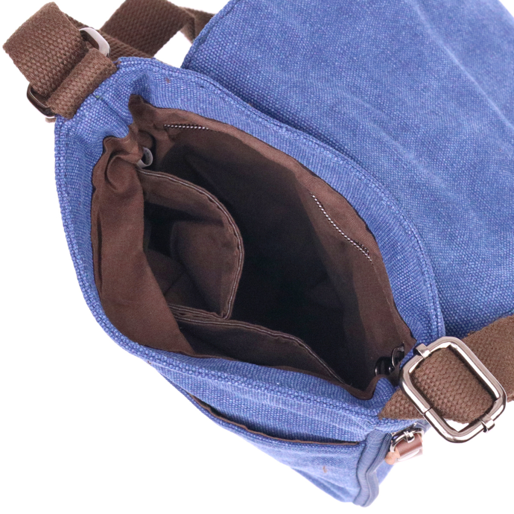 Сумка Vintage З текстилю Синя (21267) - зображення 6