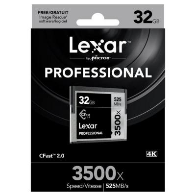 Карта пам'яті Lexar 32Gb Compact Flash 3500x Professional (LC32GCRBEU3500) - зображення 2