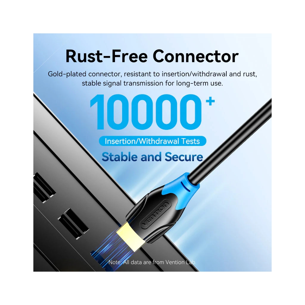 Кабель мультимедійний HDMI M to HDMI M 20.0m black VENTION (AACBQ) - picture 10