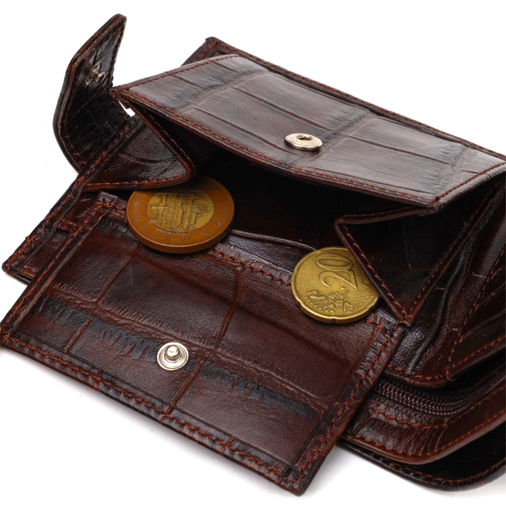 Гаманець Canpellini З натуральної шкіри Коричневий (21773) - зображення 8