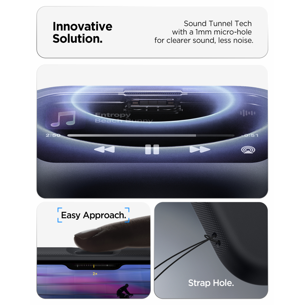 Чохол до мобільного телефона Spigen Nano Pop MagFit iPhone 17 Air Black Sesame (ACS10301) - зображення 4