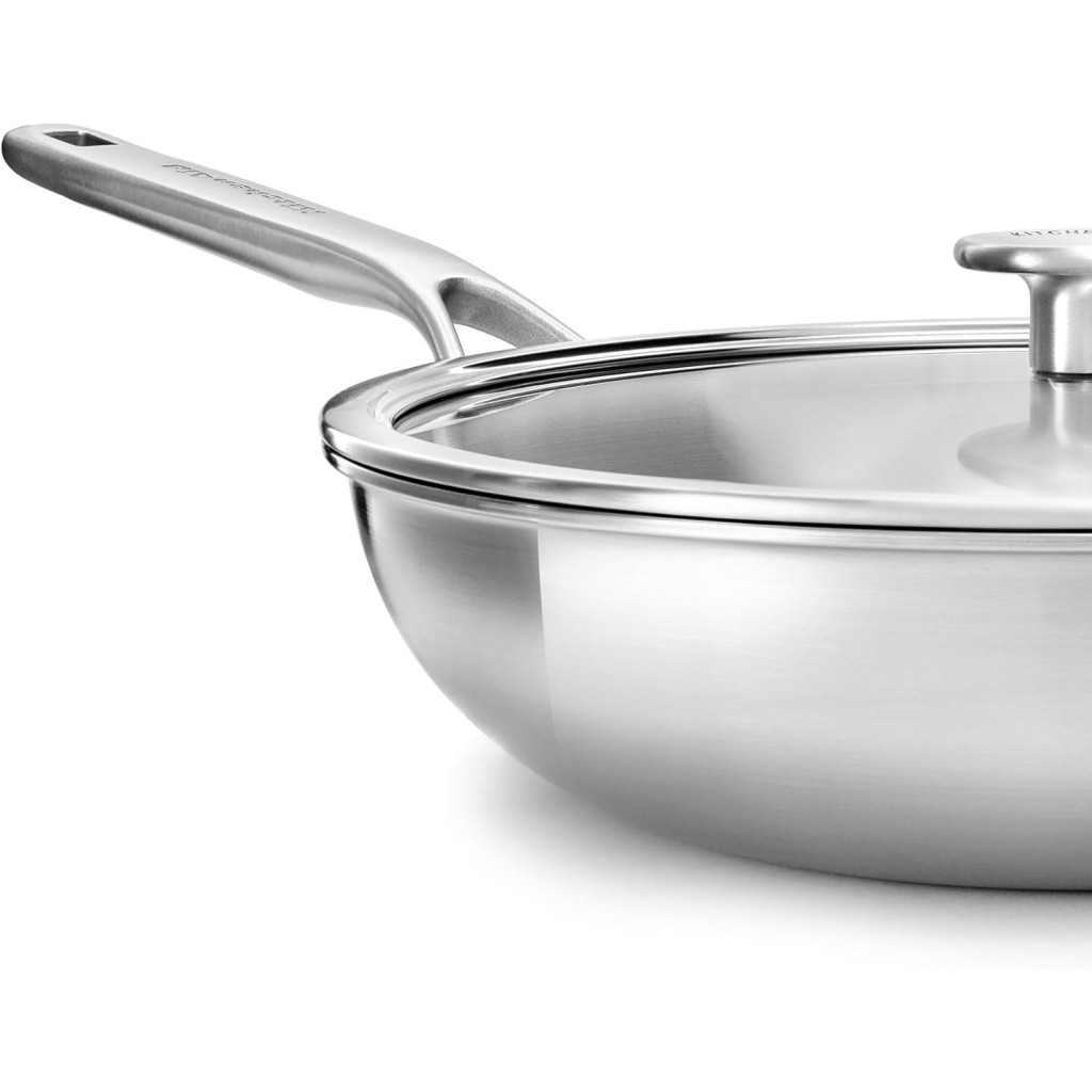 Сковорода KitchenAid Wok MSS 28 см 3,5 л з кришкою (CC003254-001) - зображення 3