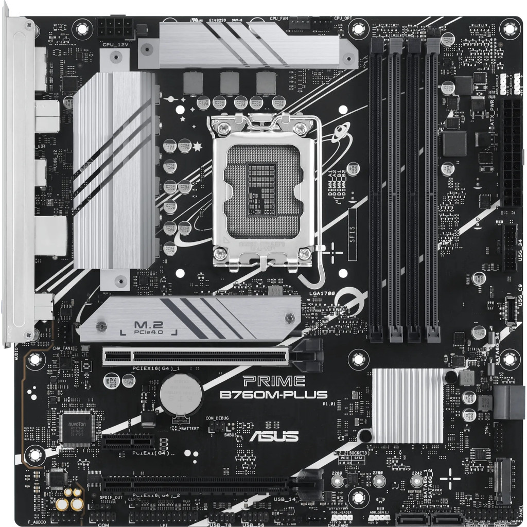 Материнська плата ASUS PRIME B760M-PLUS - зображення 1