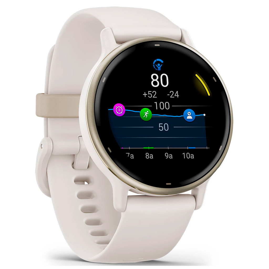 Смарт-годинник Garmin vivoactive 5, Ivory/Cream Gold, GPS (010-02862-11) - изображение 3
