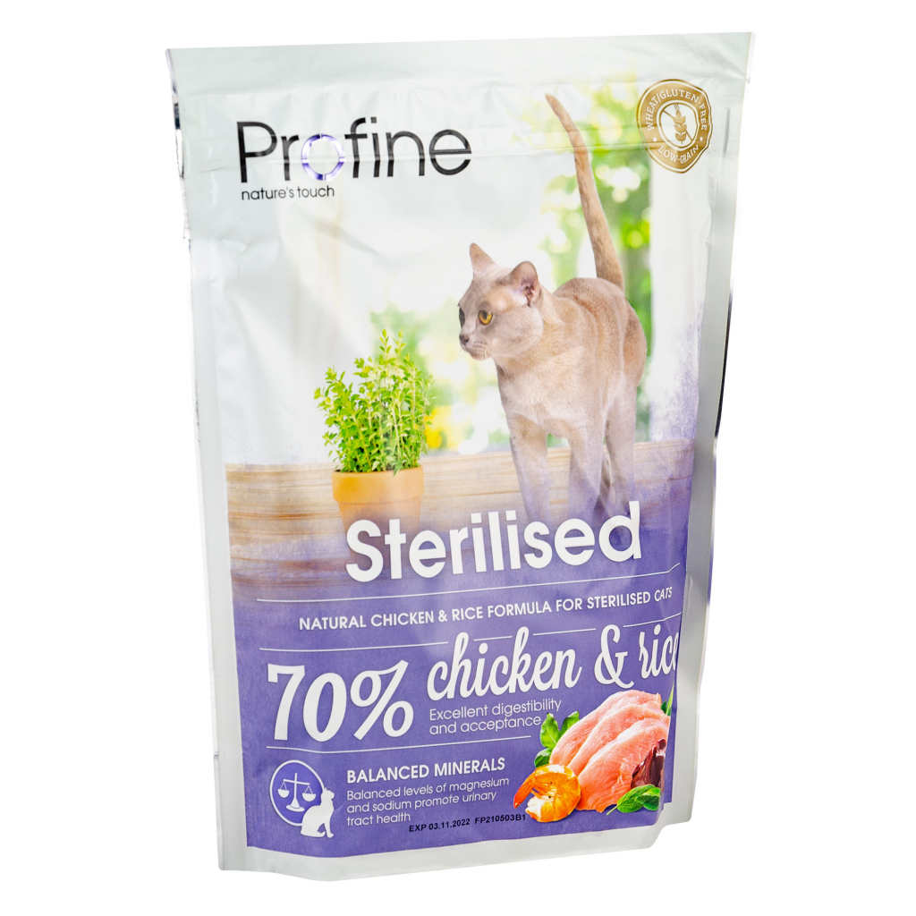 Сухий корм для кішок Profine Cat Sterilised з куркою і рисом 300 г (8595602517664) - зображення 3