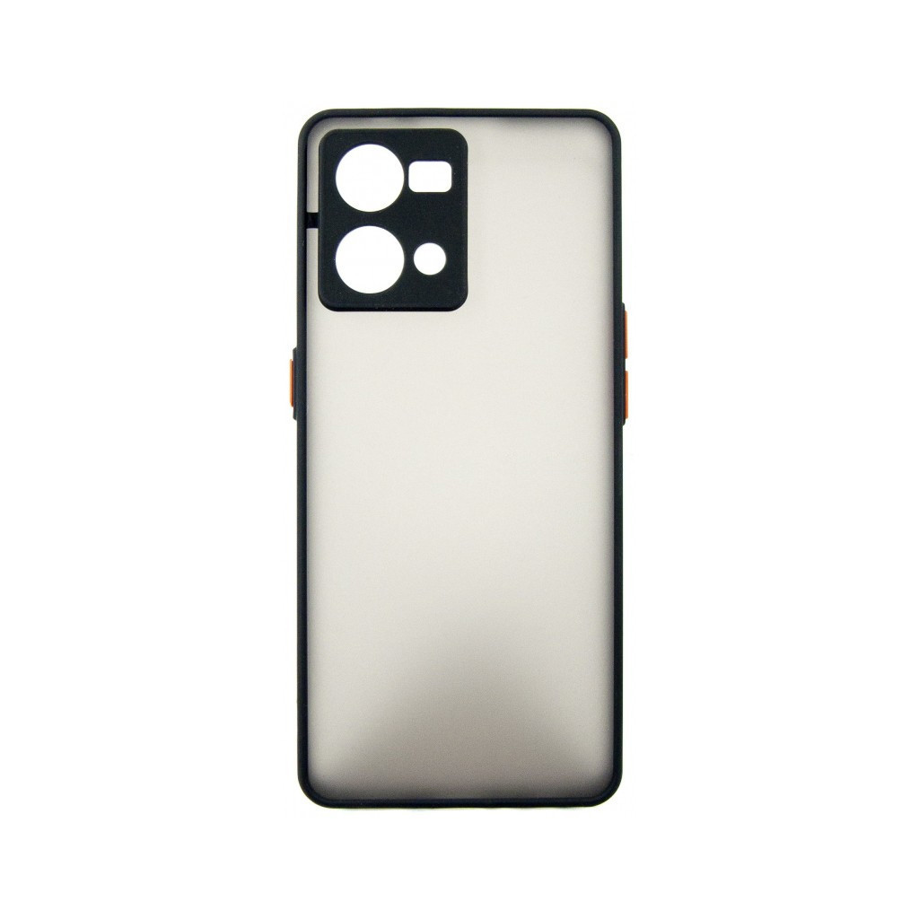 Чохол до мобільного телефона Dengos Kit for OPPO Reno 7 4g case + glass (Black) (DG-KM-32) - зображення 2