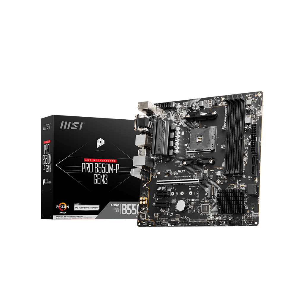 Материнська плата MSI PRO B550M-P GEN3 - зображення 1