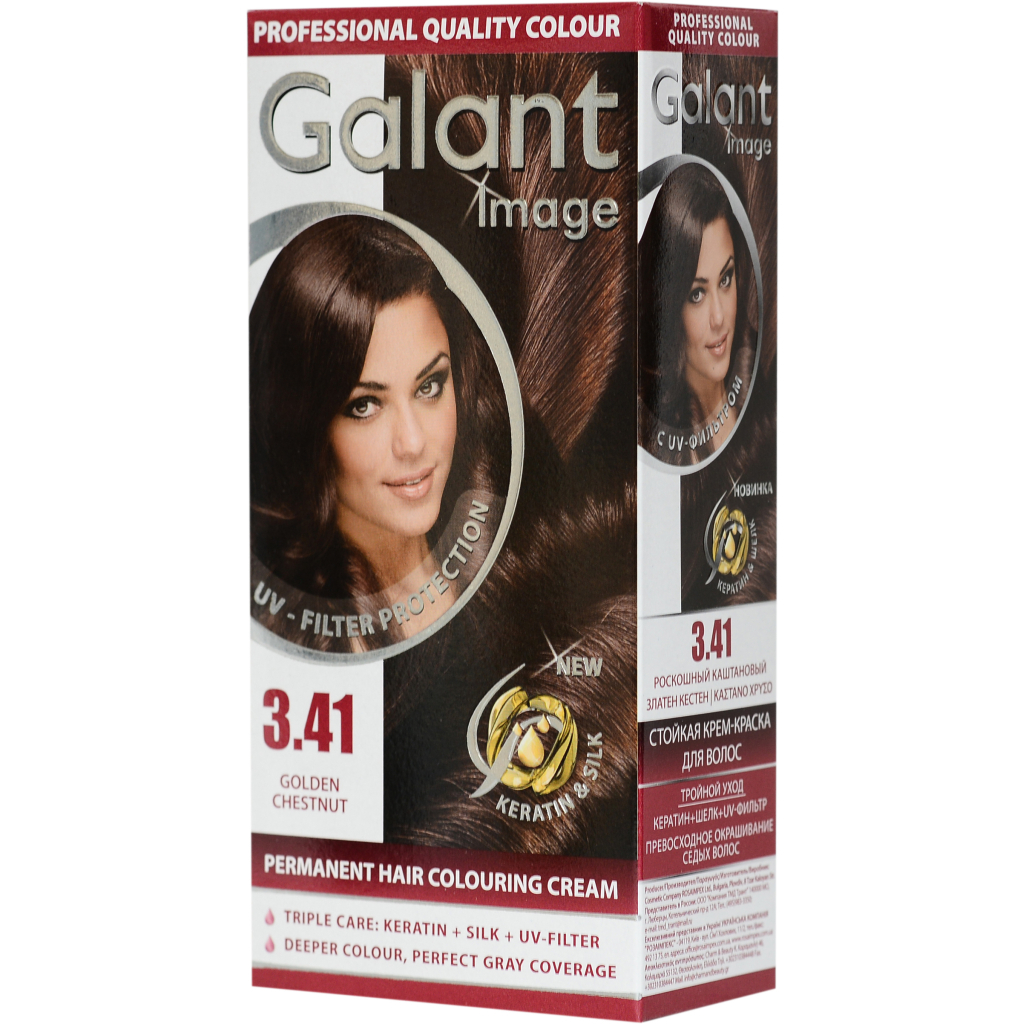 Фарба для волосся Galant Image 3.41 - Розкішний каштановий (3800010501323) - зображення 1