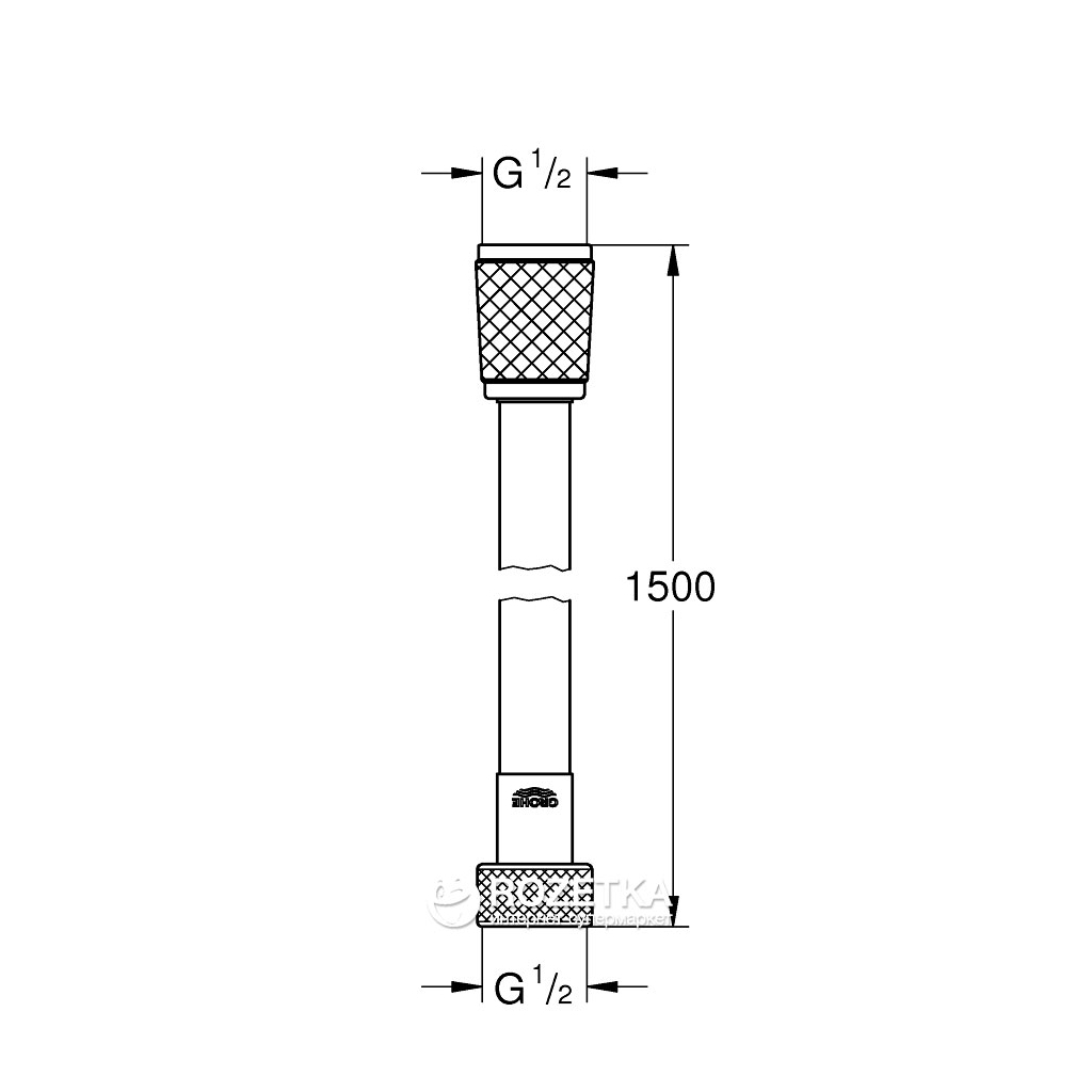 Шланг для душа Grohe 45973001 (CV030557) - изображение 2