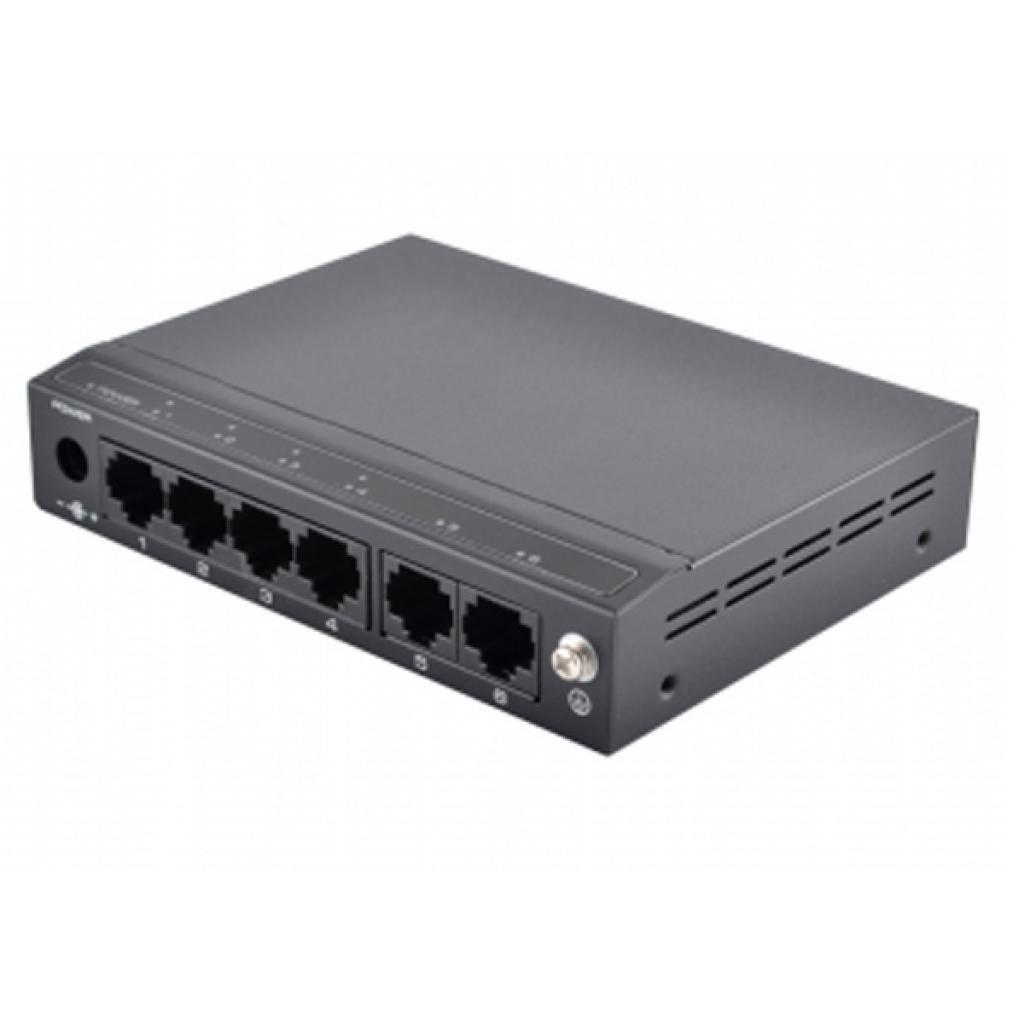 Комутатор мережевий FoxGate S6006-AI POE (60W) - зображення 1