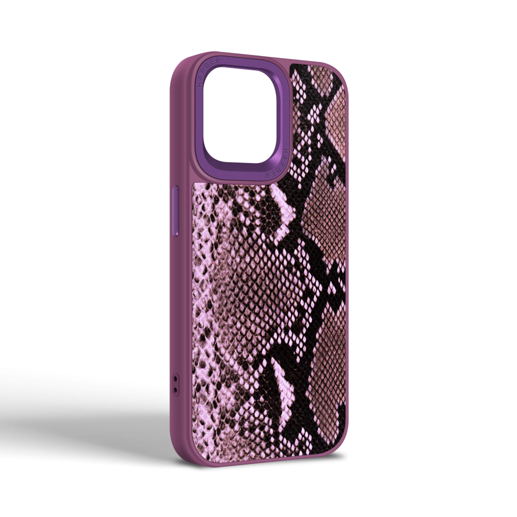Чохол до мобільного телефона Harder Genuine Snake Apple iPhone 14 Pro Max Dark Purple (ARM76791) - зображення 2