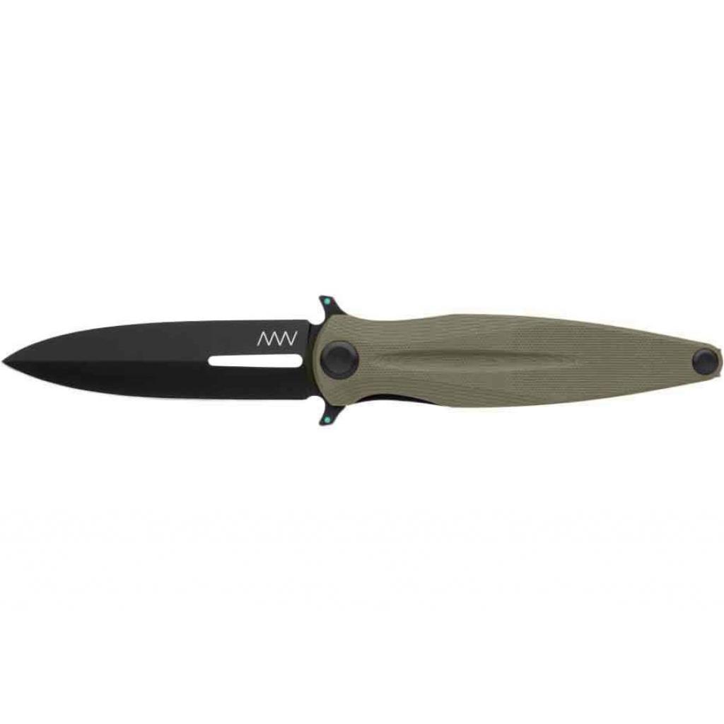 Ніж Acta Non Verba Z400 Sleipner Liner Lock DCL/Olive (ANVZ400-008) - зображення 1