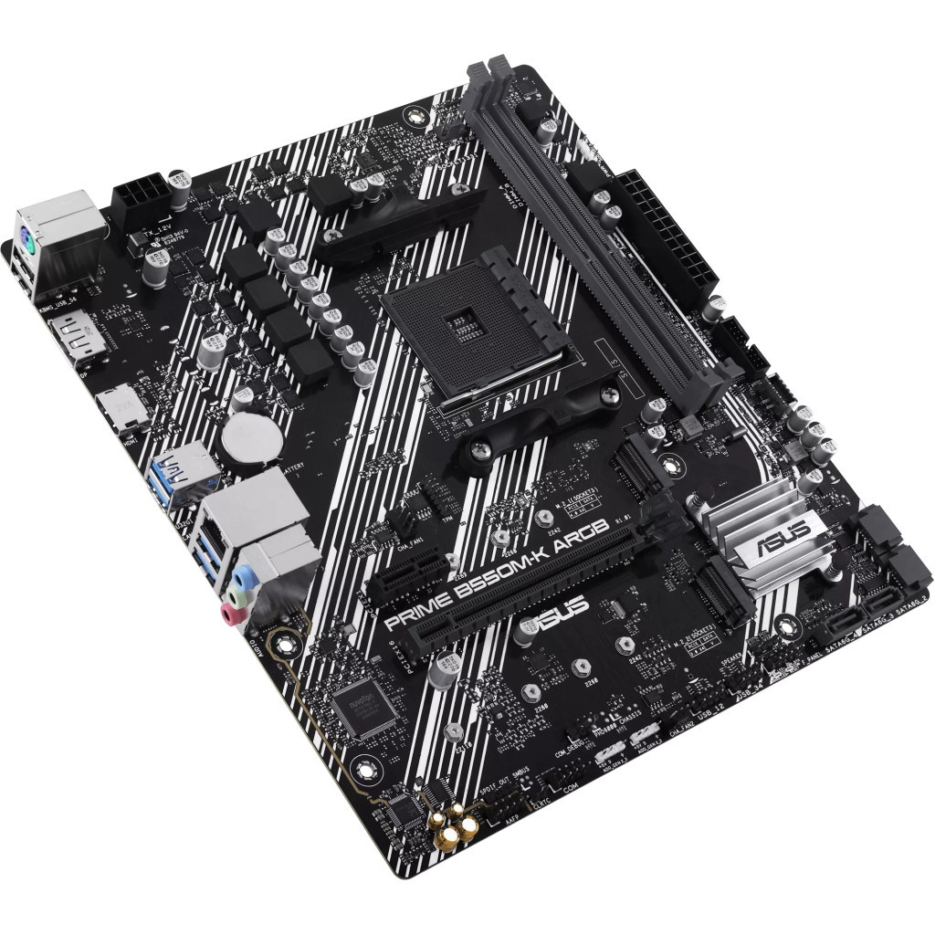 Материнська плата ASUS PRIME B550M-K ARGB - зображення 4