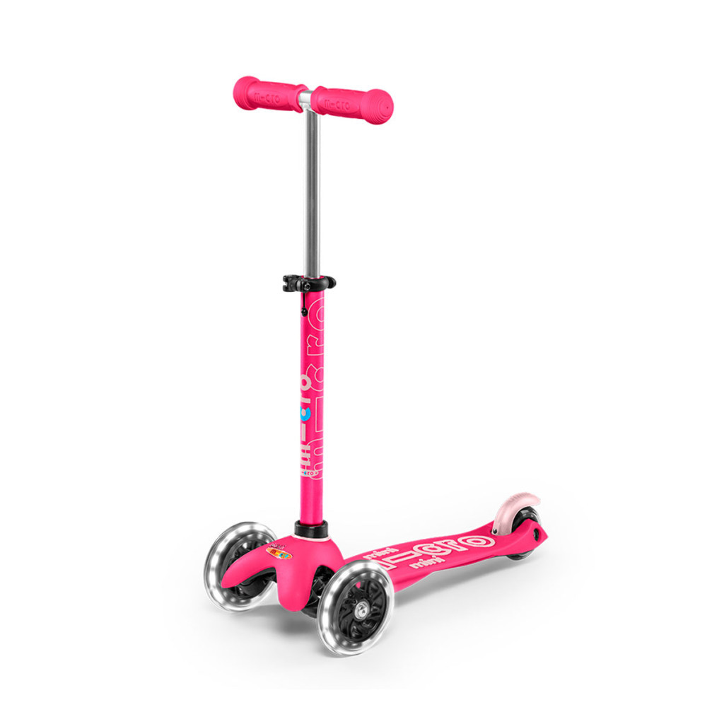 Самокат Micro Mini 3in1 Deluxe Plus LED Pink (MMD146) - зображення 4