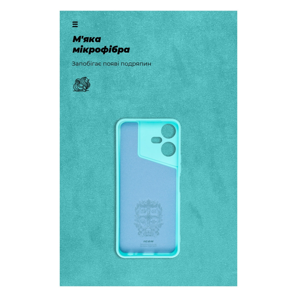 Чохол до мобільного телефона Armorstandart ICON Case Tecno POVA NEO 3 (LH6n) Camera cover Light Blue (ARM70382) - зображення 4