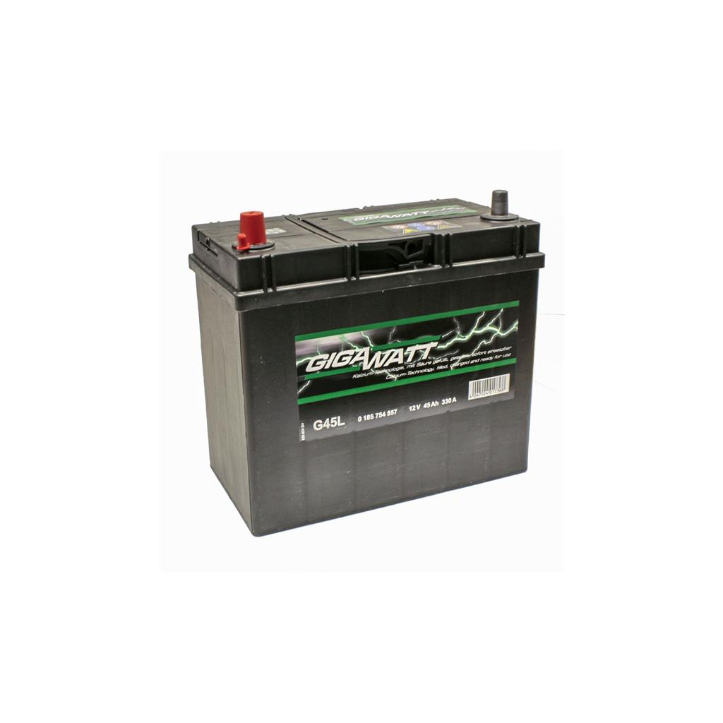 Акумулятор автомобільний GigaWatt 45А (0185754557) - изображение 3