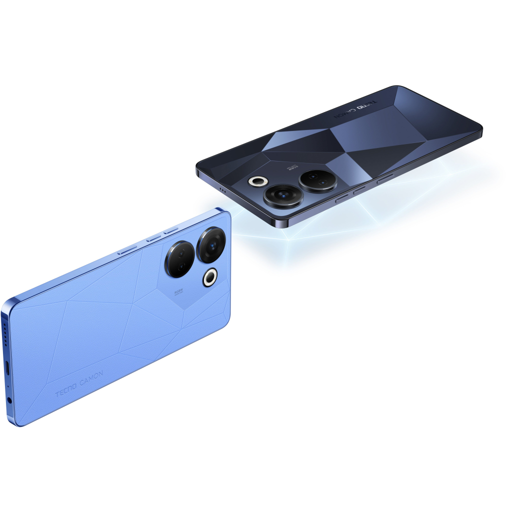 Мобільний телефон Tecno CK7n (Camon 20 Pro 8/256Gb) Serenity Blue (4895180799815) - зображення 8