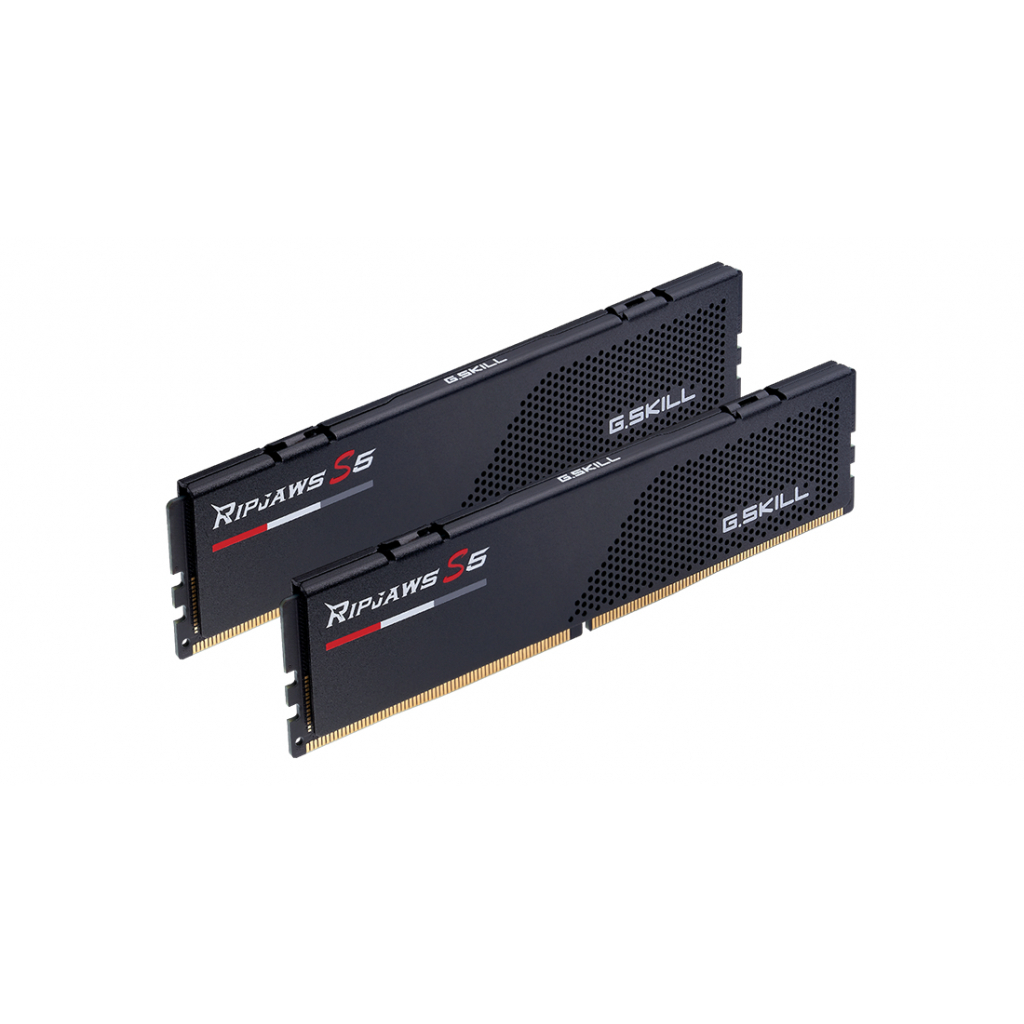 Модуль пам'яті для комп'ютера DDR5 32GB (2x16GB) 5600 MHz Ripjaws S5 Black G.Skill (F5-5600J4040C16GX2-RS5K) - зображення 1