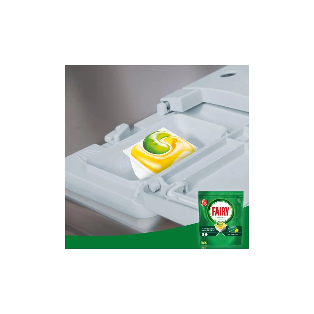 Таблетки для посудомийних машин Fairy Original All in One Lemon 100 шт. (8700216237383) - зображення 5