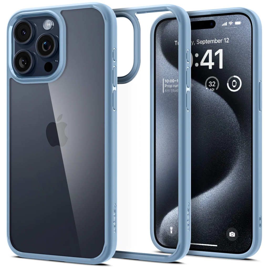 Чохол до мобільного телефона Spigen Apple iPhone 15 Pro Max Ultra Hybrid Sierra Blue (ACS06572) - зображення 2
