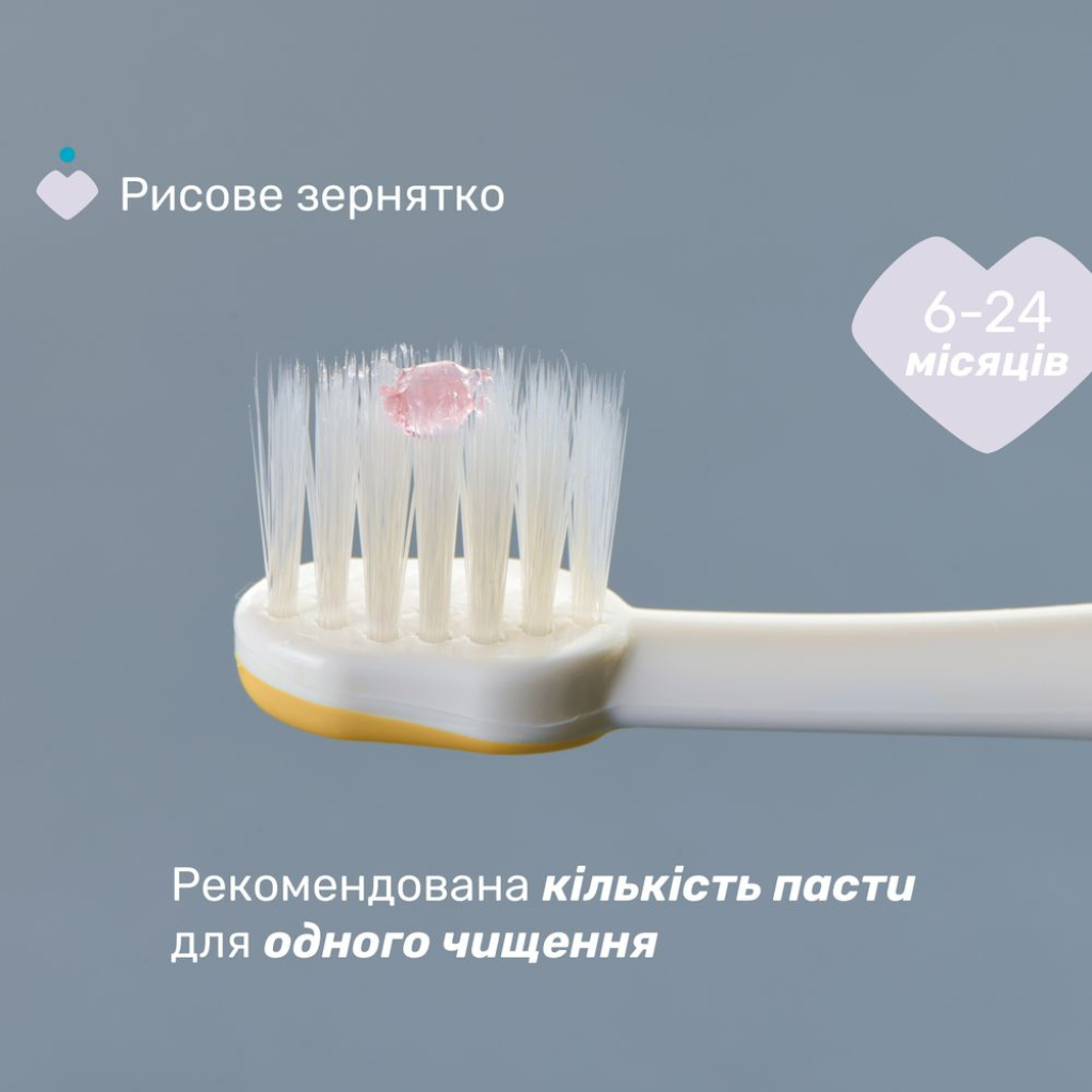 Дитяча зубна щітка Chicco 6-36 міс., 2 шт. бузково/жовта (8058664174706) (12082.00) - зображення 5