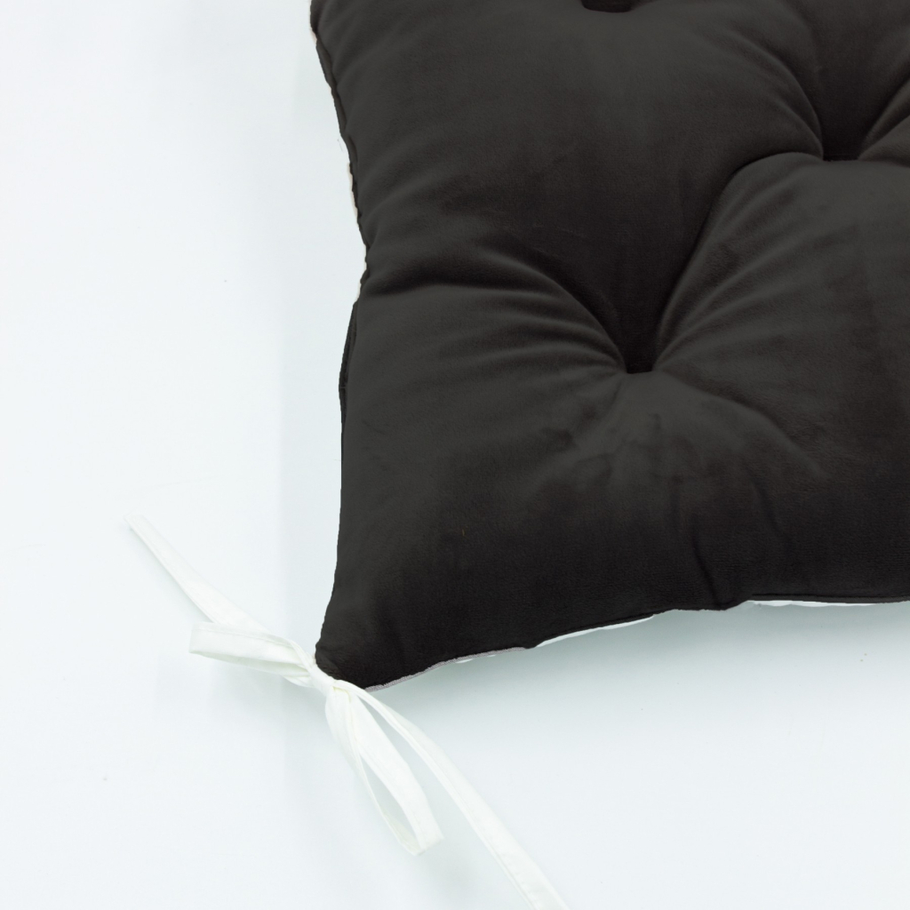 Подушка на стілець MirSon 28-0007 Black Velvet 40х40 см (2200006185918) - зображення 2