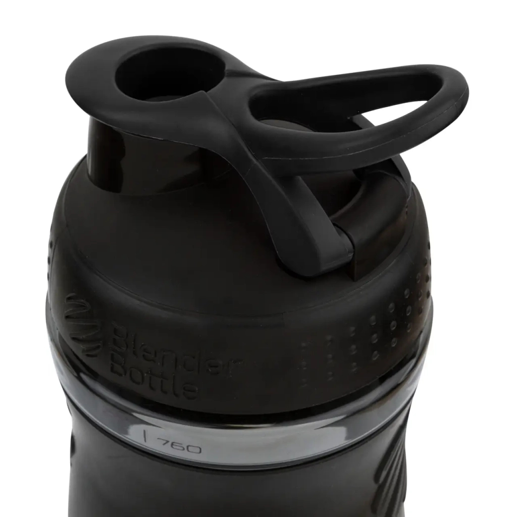 Шейкер спортивний BlenderBottle SportMixer Flip 28oz/820ml Black (SM 28oz Black) - зображення 6