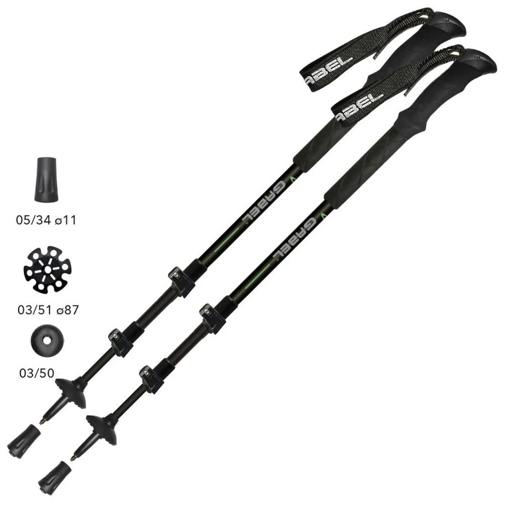 Трекінгові палиці Gabel Vertigo FL green 64-142 (034.0022) - picture 1