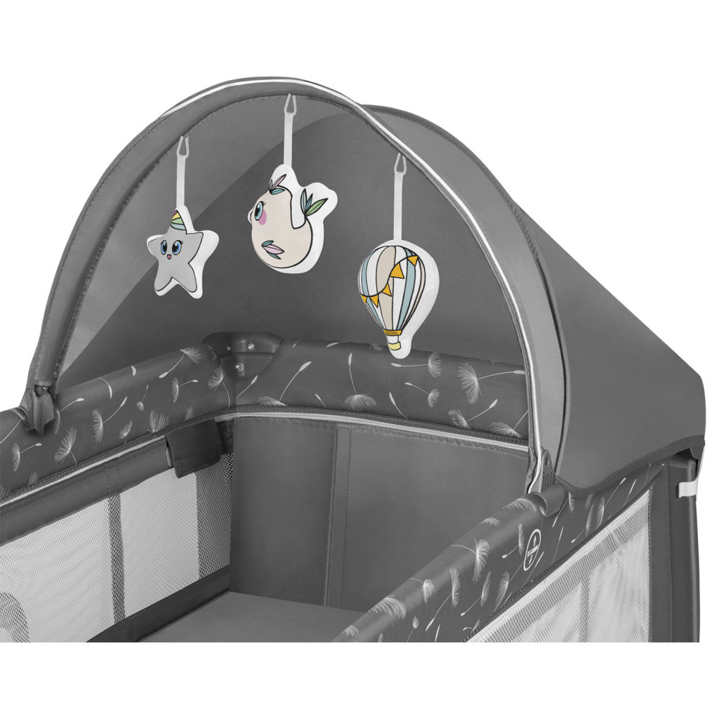 Дитячий манеж Lionelo Sven Plus Grey Concrete (LO-SVEN PLUS GREY CONCRETE) - изображение 6