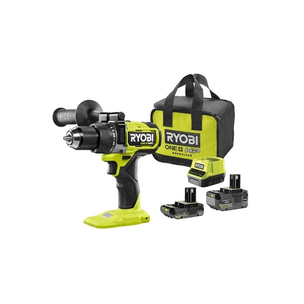 Шуруповерт Ryobi ONE+ HP RPD18X-242S 18V 1х2Ah, 1х4Ah, 95Нм, 500·2100об/хв, сумка (5133005283) - зображення 1